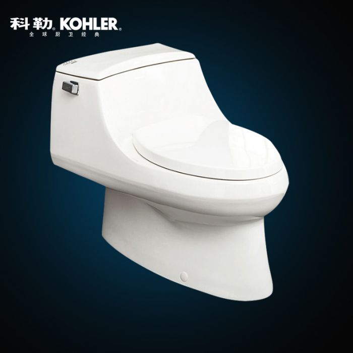 科勒衛(wèi)浴 圣拉菲爾（K-3722T-0）“五級(jí)旋風(fēng)”連體坐便器（305MM）