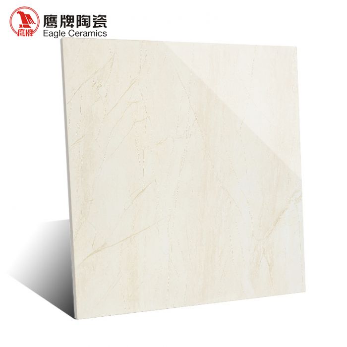 鷹牌陶瓷  客廳臥室瓷磚 防滑全拋釉?；卮u 君子白玉 TE0D6FA-T09EA （800x800）